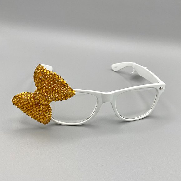 Girls' Fashion Glasses with Gold Bow - Picture 2 of 5